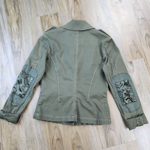☔️💜Plugg Olive Green Blazer Jacket Small - Picture 2 of 10